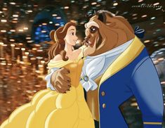 beauty and the beast from disney's live - action movie