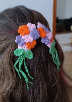 Hello, welcome to our store! Hand-knitted hair clips designed to decorate the hair of your little princesses were prepared with love. Each of the buckles has been prepared in vibrant colors to match your children's outfits and reflect their style. 2 pieces will be sent as shown in the first image. 2 pieces unique colorful crochet hair clip (pink, green, purple, orange) Product features; - Each buckle is meticulously handcrafted using high quality materials. - Snap fasteners are designed soft and Crochet Hair Clip, Handmade Hair Clips, Crochet Hair Clips, Yarn Hair, Handmade Hair Clip, Colorful Crochet, Crochet Hair, Snap Fasteners, Unique Crochet