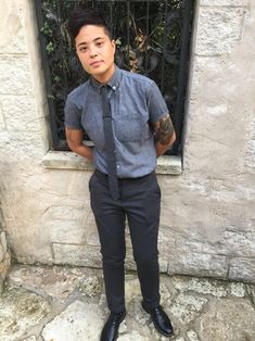 Non Binary Fashion Androgynous Style, Lesbian Formal Outfits, Masc Lesbian Style, Masc Lesbian, Butch Fashion, Androgynous Women, Masc Women