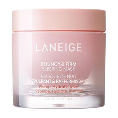 What it is: A visibly-firming Korean sleeping mask with Peony & Collagen Complex that delivers both overnight and long-term benefits for visibly smooth, plump, and bouncy-looking skin.Skin Type: Normal, Dry, Combination, and OilySkincare Concerns: Dryness, Dullness, and Loss of Firmness and ElasticityFormulation: MaskHighlighted Ingredients:- Peony & Collagen Complex + Peptides: Works to intensely revitalize and visibly firm the skin.- Hydro-Melt Glow Capsules: Mimic skin's lipid to protect mois Laneige Sephora, Night Mask, Lip Scrubs, Overnight Mask, Beauty Tricks, Lip Sleeping Mask, Oily Skin Care, Hydrolyzed Collagen, Sleeping Mask