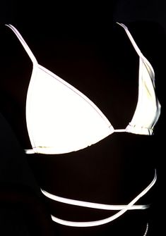 Club Exx Chrome Freak Of Nature Reflective Bra | Dolls Kill White Party Bra With Adjustable Straps, Party Bra With Adjustable Straps And Triangle Top, Adjustable Straps Triangle Top For Night Out, Party Triangle Top Bra With Adjustable Straps, Rolling Loud Outfits, Bra Top Outfit, Crochet Bra Top, Lace Summer Tops, Zip Bra