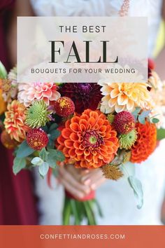 the best fall bouquets for your wedding