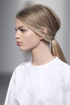 Daphne Groeneveld, Runway Hair, Twist Ponytail, 2011 Fashion