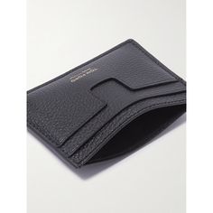 TOM FORD's cardholder has been crafted in Italy using the same careful attention to detail the label applies to its impeccable tailoring. Simply detailed with gold branding, it's made from full-grain leather and fitted with four card slots, two of which are notched for easier access. Modern Business Card Holder With Logo Plaque, Classic Black Card Holder With Logo Plaque, Designer Leather Card Holder With Logo, Modern Rectangular Card Holder With Logo Plaque, Black Leather Card Holder With Logo Plaque, Classic Formal Card Holder With Logo Plaque, Designer Formal Card Holder With Logo Plaque, Designer Card Holder With Logo Plaque For Formal Events, Leather Card Holder With Logo Plaque For Everyday