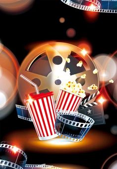 an image of some movies and popcorn