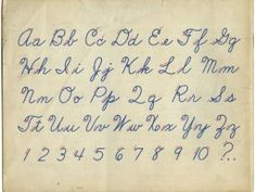 an old envelope with handwriting written in blue ink on white paper, containing the letters and numbers