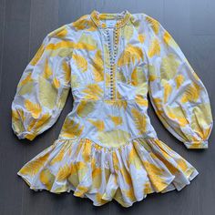 Reposhing This Item I Purchased From @Abigailamerica. Loved It, But Ready To Rotate For Something New. Worn Once! Dress Long Sleeves, Dress Long, Something New, Yellow White, Long Sleeve Dress, Womens Sizes, Long Sleeves, Size 6, Mini Dress