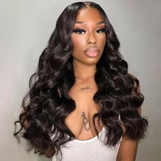 New Loose Body Wave Human Hair 13x4 6x5 Glueless HD Lace Front Wig Popular Barrel Curls Wavy Lace Front Wigs, Loose Body Wave, Barrel Curls, Curls For Long Hair, Waves Curls, Wig Stand, Soft Curls, Hair Quality, Goddess Braids