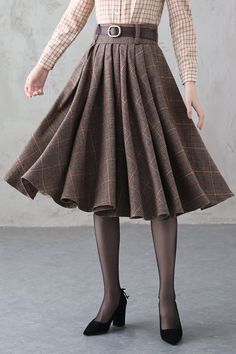 #fashion, #style, #outfitinspiration, #beauty Wool Skirt Outfit, Midi Wool Skirt, Folklore Dress, Folklore Fashion, Winter Skirts, Dark Academia Outfits, Academia Outfits, Midi Skirt Outfit, Be Smart