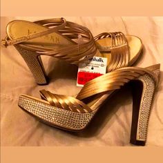 Firm On Price Please Do Not Like An Item If U Aren’t Planning On Purchasing And Always Message Me Before Purchasing Thank U For Understanding Size 7.5 Brand New These Are Beautiful Ralph Lauren Gold Heels, Ralph Lauren Round Toe Heels For Party, Ralph Lauren High Heels For Party, Elegant Ralph Lauren Party Heels, Ralph Lauren Formal Heels For Spring, Ralph Lauren Formal Spring Heels, Elegant Ralph Lauren Round Toe Heels, Ralph Lauren High Heels For Formal Occasions, Ralph Lauren Formal High Heels