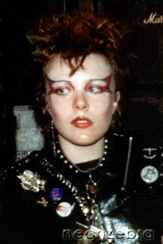 Punk Makeup 80s, 80s Punk Makeup, 80s Punk Fashion, Punks 70s, Rock Makeup, 70s Punk, 80s Punk, Punk Makeup