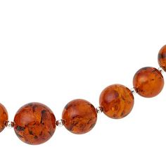 Amber Extraordinaire 20" Sterling Silver Graduated Bead Necklace A glowing showcase of amber, this lovely layering piece is a statement staple that's easy to style and wear.        Approx. 20"L x 1/2" with 1-3/8" extender      Stamped .925; sterling silver     Toggle clasp    Stone Information       All sizes and weights approximate     Pressed Cognac Amber: Smooth bead (5-12mm); mined in Poland     Pressed Cherry Amber: Smooth bead (5-12mm); mined in Poland   Good to Know      The amber's color Amber Bead Necklace, Good To Know, Color Bands, Amber Necklace, Amber Beads, Amber Color, Toggle Clasp, Bead Necklace, Lobster Claw