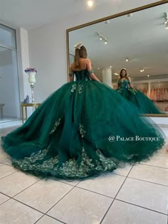 Green Quinceanera Dress