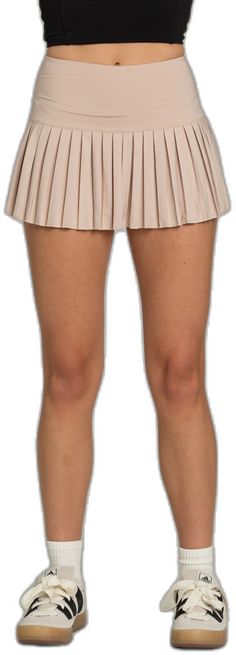 Fitted Short Elastane Mini Skirt, Chic Stretch Tennis Skirt With Built-in Shorts, Sporty Pleated Mini Bottoms, Sporty Pleated Mini Length Bottoms, Fitted Short Lined Skirt, Fitted Mini Skirt With Lining, Spring Stretch Tennis Skirt With Short Inseam, Spring Short Elastane Skort, Spring Elastane Short Skort