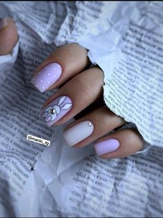 Easter Nails Easy, Easter Nail Art Designs, Unghie Nail Art, Easter Nail, Bunny Nails, Easter Nail Designs, Easter Nail Art, Spring Acrylic Nails, Nail Drawing