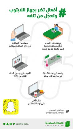 an advertisement with instructions on how to use the internet and what to do in arabic