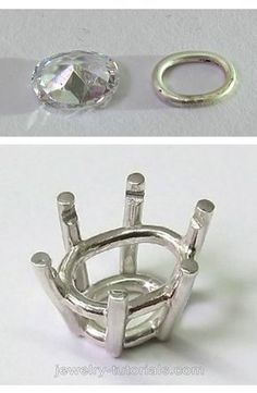 Prong Setting Ring, Oval Stone Ring Design, Stone Settings Jewelry, Gem Setting, Ring With Stone, Silversmithing Jewelry, Silver Jewelry Diy, Metalsmithing Jewelry, Rings Ideas