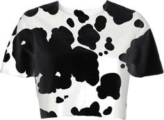 Print Crop Tops, Cow Print, The Basics, Crop Tee, Cow, Crop Tops, Plus Size