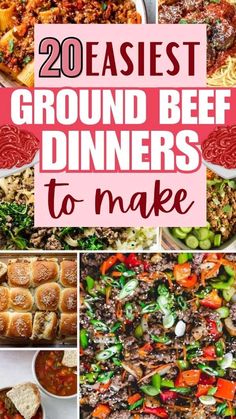 the best ground beef dinners to make