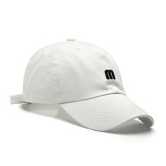 Are you looking for a trendy cap to be fashionable?

 You're in the right place and let us introduce you to our M cap, one of the most sought-after and trendy fashion accessories this year! This trendy cap will highlight your outfit of the day for everyone to see and complete your outfit. Nowadays, having a stylish cap is essential to complete a trendy men's outfit. At kaskette we offer you this M cap, this year's essential accessory. If you are lacking inspiration for your outfit of the day, l White Casual Snapback Hat With Letter Print, Trendy White Curved Bill Hat, Trendy White Hat With Curved Bill, Trendy White Baseball Cap With Curved Bill, Trendy White Cotton Baseball Cap, Trendy White Hat For Everyday, Trendy White Hat For Everyday Use, Trendy Everyday White Hat, Spring Streetwear Baseball Cap With Flat Brim