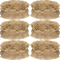 PRICES MAY VARY. 6 ROLLS VALUE PACK: Each burlap ribbon garland measures approx. 9 feet (2.75m) in length and 2.75 inch (7cm) in width, come with 6 rolls, total 54 foot (16.5m) long. Perfect size and proper quantity, enough to meet your various decorative needs. JUTE BURLAP FABRIC PREMIUM QUALITY: Made of 100% Jute, burlap material fabric. Natural woven fibers, no metal wire and don't have wired edges. Sewn edges without fraying, no color fading and no odd smell, soft lightweight but sturdy, ver Burlap Ribbon Christmas Tree, Christmas Tree Ribbon Garland, Homemade Christmas Presents, Ribbon Christmas Tree, Country Christmas Trees, Christmas Tree Ribbon, Diy Crafts Christmas, Burlap Garland, Burlap Christmas Tree