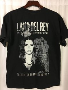 Lana Del Rey Summer Tour 2015 T-shirt Prtin Art T Shirt Lana Del Rey Summer, Lana Del Rey Shirt, Mode Turban, Shirt Art, Summer Tour, Tour Shirt, Tour T Shirts, Endless Summer, Dream Clothes