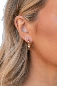 Trendy Small Hoop Gold Wrap Earrings, Gold Small Hoop Wrap Earrings Trendy, Trendy Gold-tone Small Hoop Earrings, Trendy Small Hoop Earrings In Gold-tone, Australian Boutique, Hoops Gold, Fitness Watch, New Day, Snap Closure