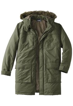 Arctic Snorkel Parka Arctic Parka, Plus Size Coats, Tall Clothing, Big And Tall Outfits, Mens Big And Tall, Big And Tall, Big & Tall, Fur Trim, Snorkeling