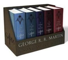 the game of thrones boxed set includes five books