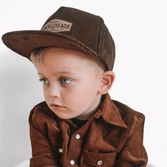 Brayden Brown Corduroy Trucker Hat – Knuckleheads Clothing Mechanics Jacket, Designer Baby Clothes, Hat Style, Boy Hat, Brown Corduroy, Boy First Birthday, Current Styles, Kids Hats, Snapback Hats