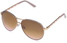 PRICES MAY VARY. SHOP TAHARI WOMEN'S SUNGLASSES: Modern sophistication with understated grace & elegance, these signature designer sunglasses for women are comfortable to wear all day, indoors or outdoors & all year long; elegant gifts for her - grab an extra pair as a backup. ASSORTED FRAME COLOR OPTIONS: Select from assorted frame color options that are lightweight & easy-to-wear to suit your personal style; COLOR SHOWN: Rose Gold & Blue 100% UV PROTECTION: All TAHARI sunglasses include an imp Designer Sunglasses For Women, Aviators Women, Pilot Sunglasses, Elegant Gifts, Sunglasses For Women, Women's Sunglasses, Soft Black, Elegant Gift, Aviator Sunglasses