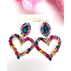 -These glam statements are a MUST HAVE! These will surely add the magic to any outfit . -Super Lightweight! -3.15 inches long Egift Card, Statement Earrings, The Magic, Must Haves, Lilac, Crown Jewelry, Black Pink, Charm Bracelet, Pink