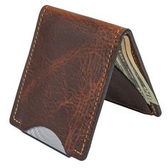 Main Street Forge Wallet Tobacco Snakebite Brown Front Pocket Slim Bifold Wallet for Men | Made in USA 816895024973 Ipad Mini Bag, Full Grain Leather Wallet, Slim Leather Wallet, Wallet For Men, Design Principles, Sewing Leather, Slim Wallet, Leather Pieces, Leather Phone Case