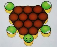 an image of a turtle made out of cupcakes with green eggs on it