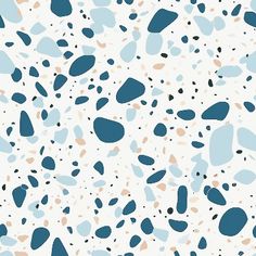 an abstract blue and beige background with small dots on the bottom half of the image