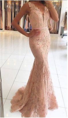 Elegant Prom Dress,Lace Prom Dress,Mermaid Prom Dress,Long Prom #prom #promdress #dress #eveningdress #evening #fashion #love #shopping #art #dress #women #mermaid #SEXY #SexyGirl #PromDresses Lace Prom Gown, Evening Dress Long, V Neck Prom Dresses, Lace Formal Dress, Lace Prom Dress, Women's Blazers, Long Prom Dresses, Lace Mermaid