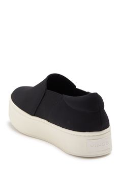 Crafted in micro-stretch textile, this clean slip-on sneaker with a double-thick rubber platform sole has a lightweight design so you can feel light on your feet.Sizing: True to size. Comfortable Synthetic Platform Slip-ons, Modern Synthetic Platform Slip-ons, Slip-on Sneakers With Thick Bottom, Synthetic Platform Slip-ons, Synthetic Slip-on Platform Sneakers, Thick Bottom Synthetic Slip-on Sneakers, Synthetic Thick Bottom Slip-on Sneakers, Comfortable Synthetic Slip-ons With Contrast Sole, Modern Slip-on Platform Sneakers With Contrast Sole