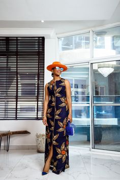 Ankara Long Gown, Ankara Long Gown Styles, African Print Tops, Short African Dresses, African Wear Dresses, Evening Dresses Plus Size, Zip Dress, African Print Fashion Dresses, Dress Navy Blue