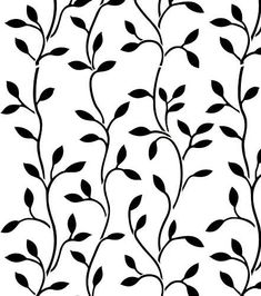 black and white leaves on a white background