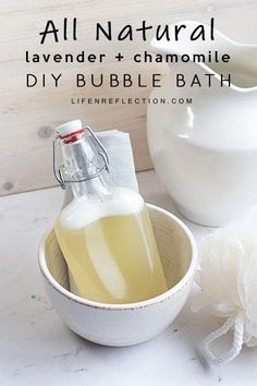 The Easiest Homemade Bubble Bath for Bedtime Goat Pens, Natural Bubble Bath, Lavender And Chamomile, Bath Recipes, Homemade Cosmetics, Aromatherapy Gifts