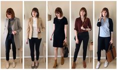 A Month of Business Casual Work Outfits: Week 1 – PhD in Clothes Effortless Business Casual, Academic Style Women, Phd Outfit, Professor Outfits, Grad School Outfit, Professor Style, Minimalist Ootd, Professor Aesthetic, Business Casual Wardrobe