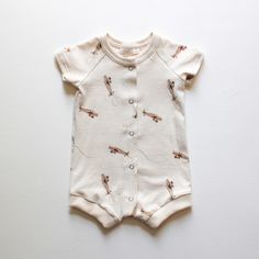 Hemlock Romper - Airplane – Violet and Hawthorn Cute Airplane, Spring Baby Boy, Airplane Print, Target Baby, Organic Kids Clothes, Airplane Design, Shorts Romper, Boys Summer Outfits, Baby Boy Romper