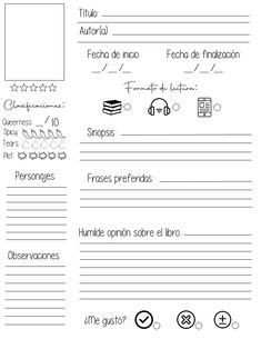 spanish worksheet for students to practice their language and writing skills, including the words in