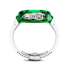 ADVENTURE AWAITS Experience the pinnacle of craftsmanship with the Racing Sport Transparent Edition, designed exclusively for Apple Watch Ultra 1 and 2. Our master artisans have meticulously created a Sapphire Green transparent case crafted from advanced nylon, accentuated with titanium details, and paired with a specialized high-density translucent FKM rubber strap. Each RS-Transparent case is a testament to precision engineering, featuring over 50 individually designed components to ensure a f Modern Green Watches For Gift, Apple Watch Sport, Apple Watch Ultra, Apple Watch Case, Watch Ultra, Sport Watches, Watch Case, Adventure Awaits, Small Leather Goods