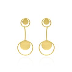 These earrings are meticulously crafted with a choice of glossy, matte, or textured finishes, providing a customizable option to align with the wearer's preferences. Additionally, the earrings can be elegantly plated in gold, rose gold, or silver, imparting a touch of luxury for a refined aesthetic Product Details: Style : Round Stud Earring Earring Length : 2 Inches Approx Shape : Round Material : Brass Plating : See the variation Features : Handcrafted, Hand-Polished Product Code : UG-196 Your Beautiful Stud Earrings, Geometric Lighting, Circle Earrings Studs, Round Stud Earrings, Circle Studs, Geometric Jewelry, Brass Metal, Brass Jewelry, Circle Earrings