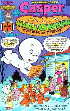 casper the ghost halloween trick or treat from casper's house in casper and friends