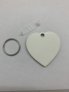 Sublimation Keychain Heart MDF - Inkfinitee Sublimation Sublimation Keychain, Sublimation Blanks, Mdf Board, Split Rings, Beach Baby, Services Business, Dtf Transfers, On The Side, Custom Engraving