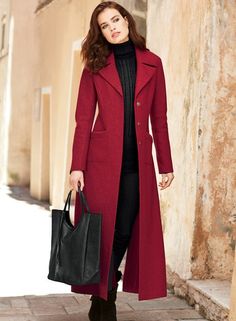 Womens Dress Coats, Peruvian Connection, Coat Women Fashion, Maxi Coat, Tweed Coat, Womens Workout Outfits, Winter Coats, Classic Dress, Winter Coats Jackets