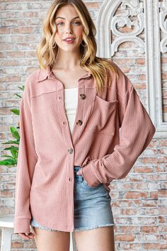 Pastel Plain, Normal Body, Womens Dress Suits, Single Breasted Coat, Blouse Pants, Corduroy Fabric, Pink Pastel, Bishop Sleeve, Spring Wardrobe