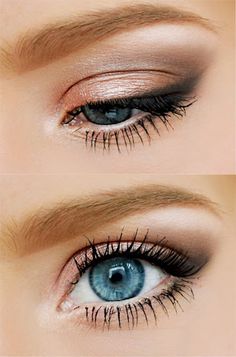 soft eye Claire Hair, Trucco Smokey Eye, Wedding Hairstyles And Makeup, Peach Makeup, Smokey Eyeliner, Eyeshadow For Blue Eyes, Smink Inspiration, Beauty Make-up, Makijaż Smokey Eye